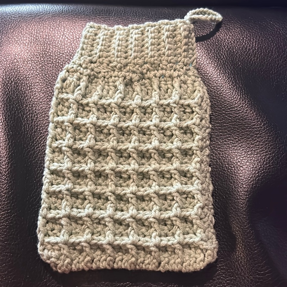 Handcrafted Shower Mitt
